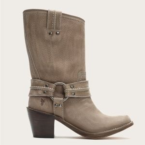Frye Carmen Harness leather cowgirl boots size 9B